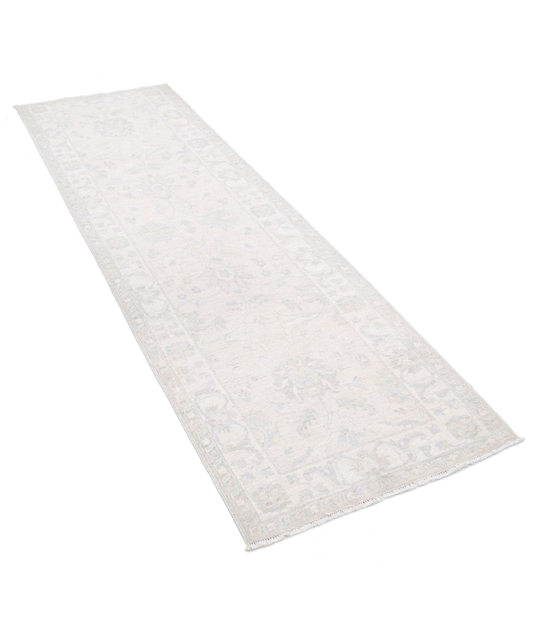 Serenity 2'7'' X 8'4'' Hand-Knotted Wool Rug 2'7'' x 8'4'' (78 X 250) / Taupe / Ivory