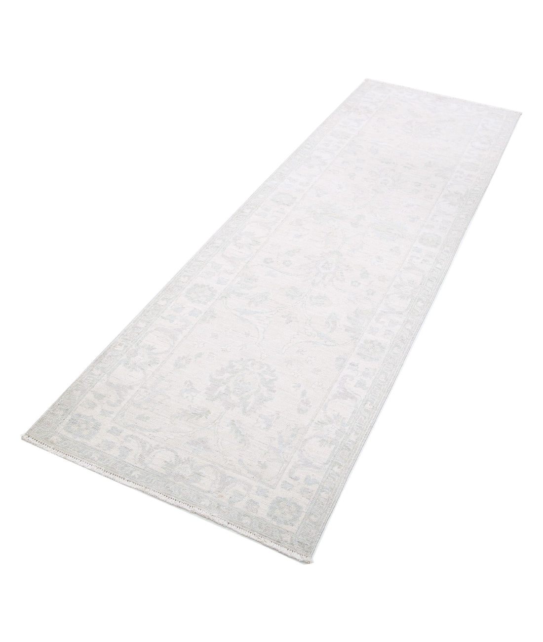 Serenity 2'7'' X 8'4'' Hand-Knotted Wool Rug 2'7'' x 8'4'' (78 X 250) / Taupe / Ivory