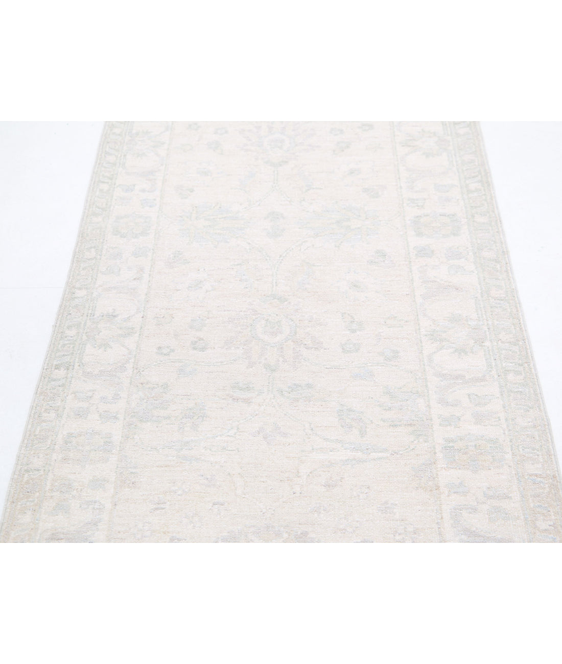 Serenity 2'7'' X 8'4'' Hand-Knotted Wool Rug 2'7'' x 8'4'' (78 X 250) / Taupe / Ivory