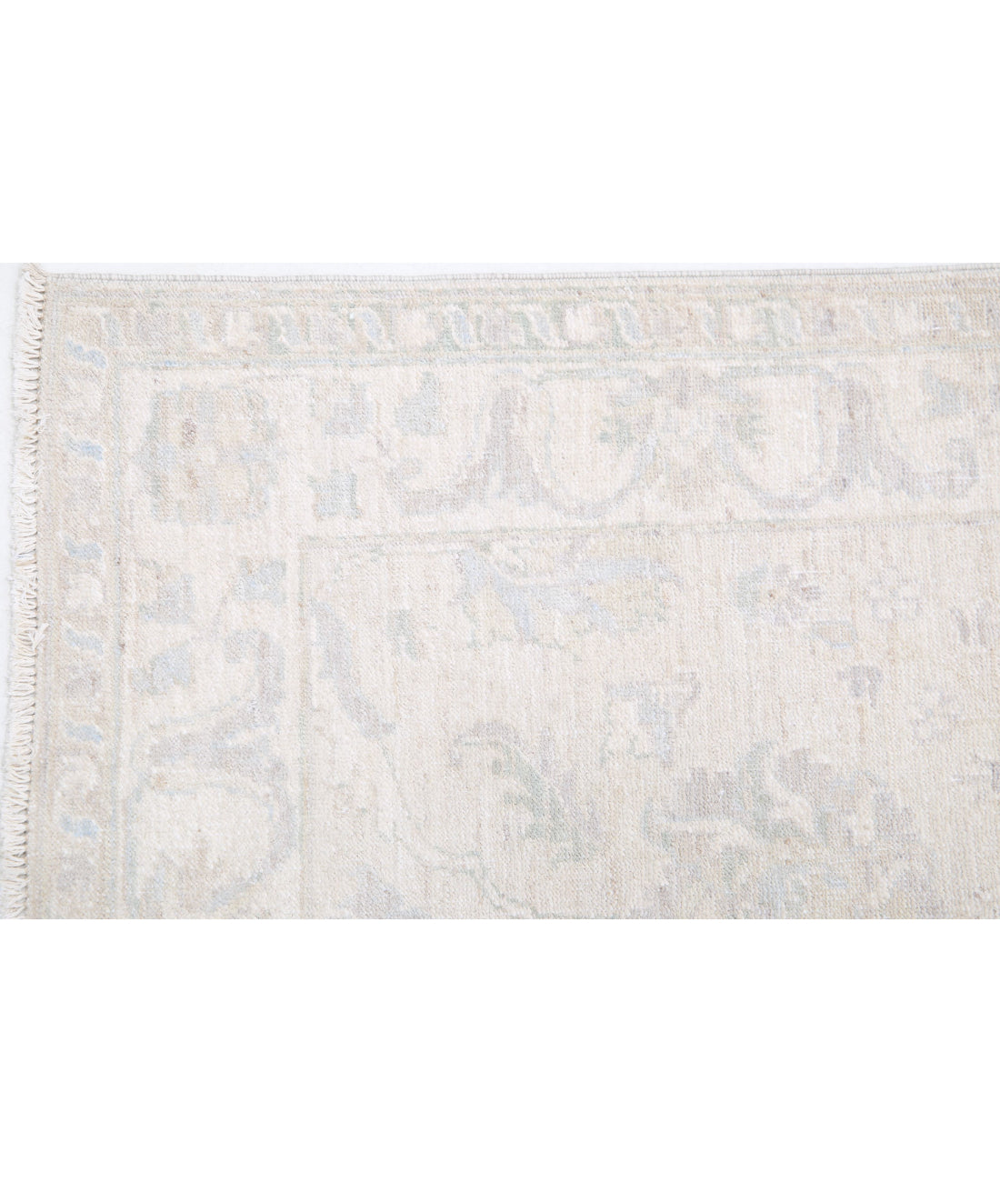 Serenity 2'7'' X 8'4'' Hand-Knotted Wool Rug 2'7'' x 8'4'' (78 X 250) / Taupe / Ivory