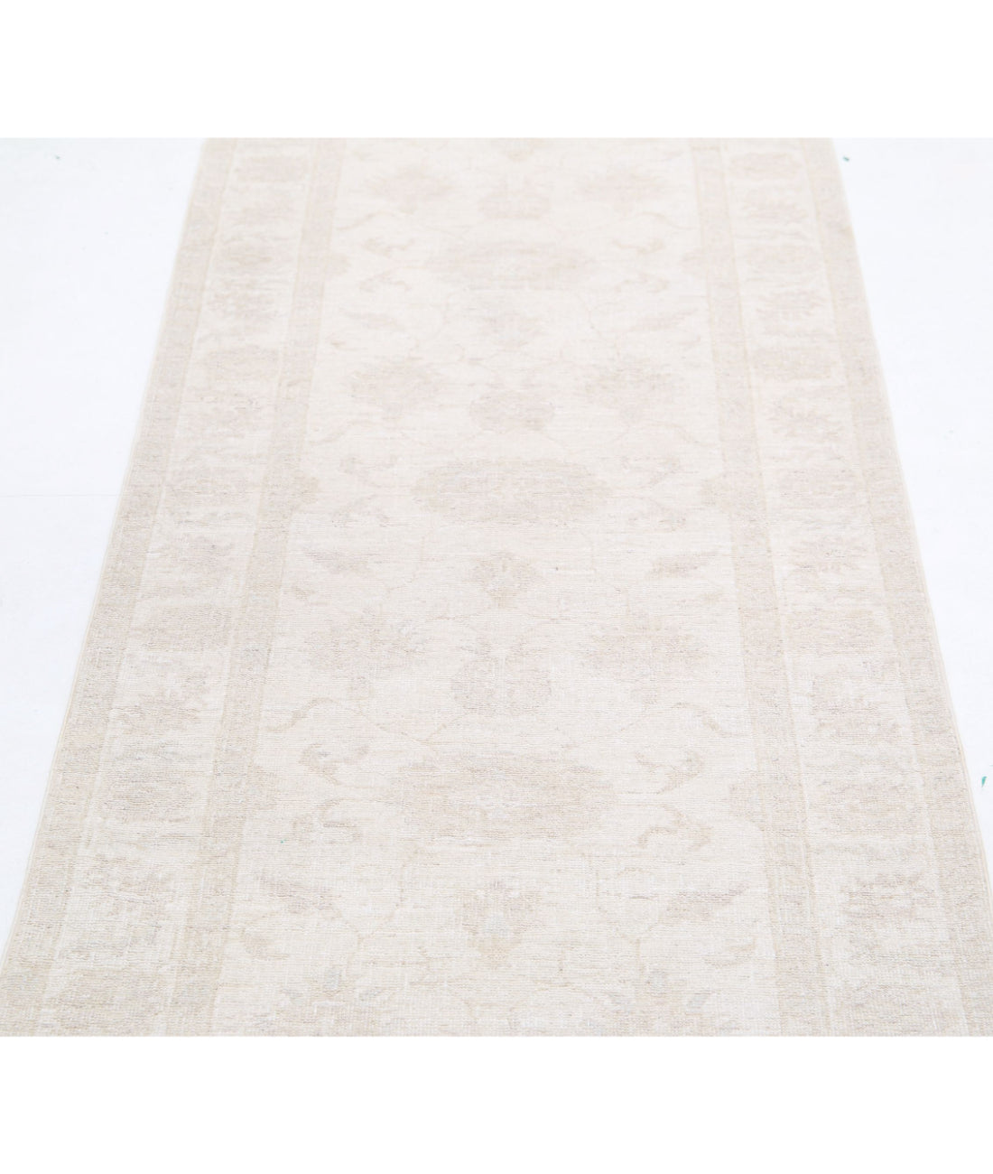 Serenity 2'6'' X 9'7'' Hand-Knotted Wool Rug 2'6'' x 9'7'' (75 X 288) / Ivory / Taupe