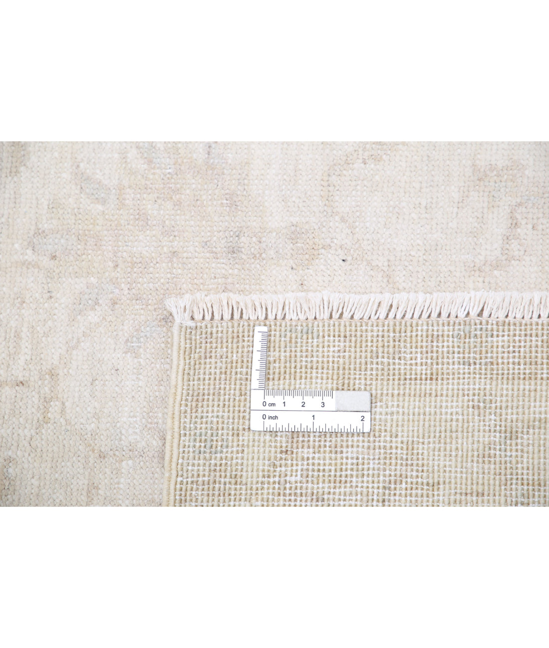 Serenity 2'6'' X 9'7'' Hand-Knotted Wool Rug 2'6'' x 9'7'' (75 X 288) / Ivory / Taupe