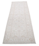 Serenity 2'6'' X 7'10'' Hand-Knotted Wool Rug 2'6'' x 7'10'' (75 X 235) / Ivory / Taupe