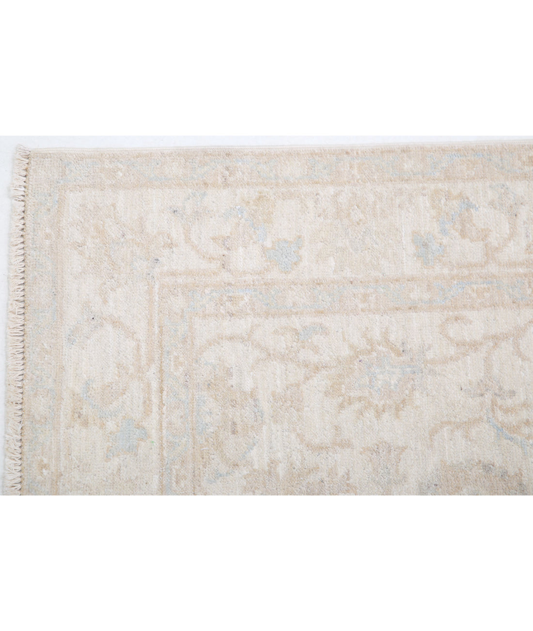 Serenity 2'5'' X 6'4'' Hand-Knotted Wool Rug 2'5'' x 6'4'' (73 X 190) / Ivory / Taupe