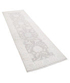 Serenity 2'8'' X 8'0'' Hand-Knotted Wool Rug 2'8'' x 8'0'' (80 X 240) / Brown / Ivory