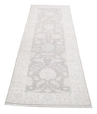 Serenity 2'8'' X 8'0'' Hand-Knotted Wool Rug 2'8'' x 8'0'' (80 X 240) / Brown / Ivory