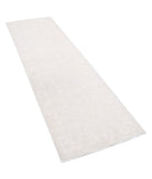 Serenity 2'6'' X 8'2'' Hand-Knotted Wool Rug 2'6'' x 8'2'' (75 X 245) / Grey / Ivory