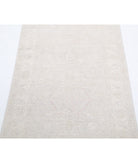 Serenity 2'6'' X 8'2'' Hand-Knotted Wool Rug 2'6'' x 8'2'' (75 X 245) / Grey / Ivory