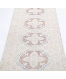 Serenity 2'6'' X 10'0'' Hand-Knotted Wool Rug 2'6'' x 10'0'' (75 X 300) / Brown / Ivory