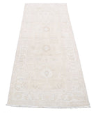 Serenity 2'4'' X 6'7'' Hand-Knotted Wool Rug 2'4'' x 6'7'' (70 X 198) / Taupe / Ivory