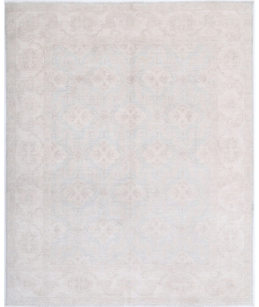 Serenity 7'10'' X 9'7'' Hand-Knotted Wool Rug 7'10'' x 9'7'' (235 X 288) / Ivory / Taupe