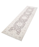 Serenity 2'8'' X 9'5'' Hand-Knotted Wool Rug 2'8'' x 9'5'' (80 X 283) / Brown / Ivory