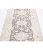 Serenity 2'8'' X 9'5'' Hand-Knotted Wool Rug 2'8'' x 9'5'' (80 X 283) / Brown / Ivory