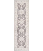 Serenity 2'8'' X 9'5'' Hand-Knotted Wool Rug 2'8'' x 9'5'' (80 X 283) / Brown / Ivory