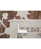 Serenity 8'11'' X 11'8'' Hand-Knotted Wool Rug 8'11'' x 11'8'' (268 X 350) / Brown / Ivory