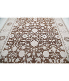 Serenity 8'11'' X 11'8'' Hand-Knotted Wool Rug 8'11'' x 11'8'' (268 X 350) / Brown / Ivory