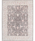 Serenity 8'8'' X 11'5'' Hand-Knotted Wool Rug 8'8'' x 11'5'' (260 X 343) / Taupe / Ivory