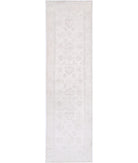 Serenity 2'6'' X 9'9'' Hand-Knotted Wool Rug 2'6'' x 9'9'' (75 X 293) / Ivory / Taupe