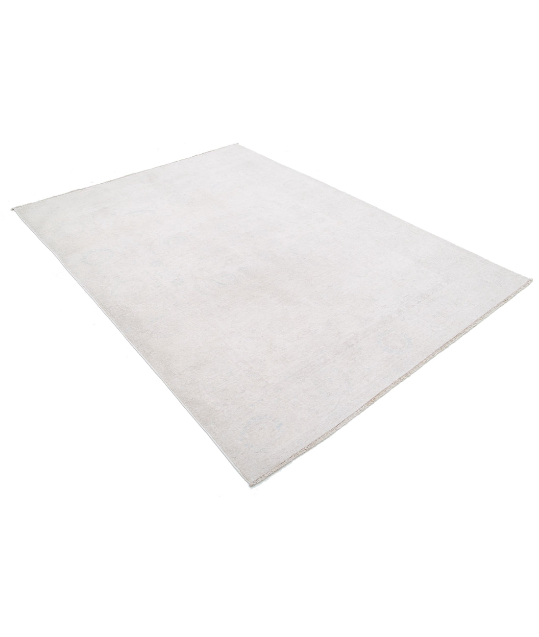 Serenity 5'7'' X 7'8'' Hand-Knotted Wool Rug 5'7'' x 7'8'' (168 X 230) / Ivory / Ivory