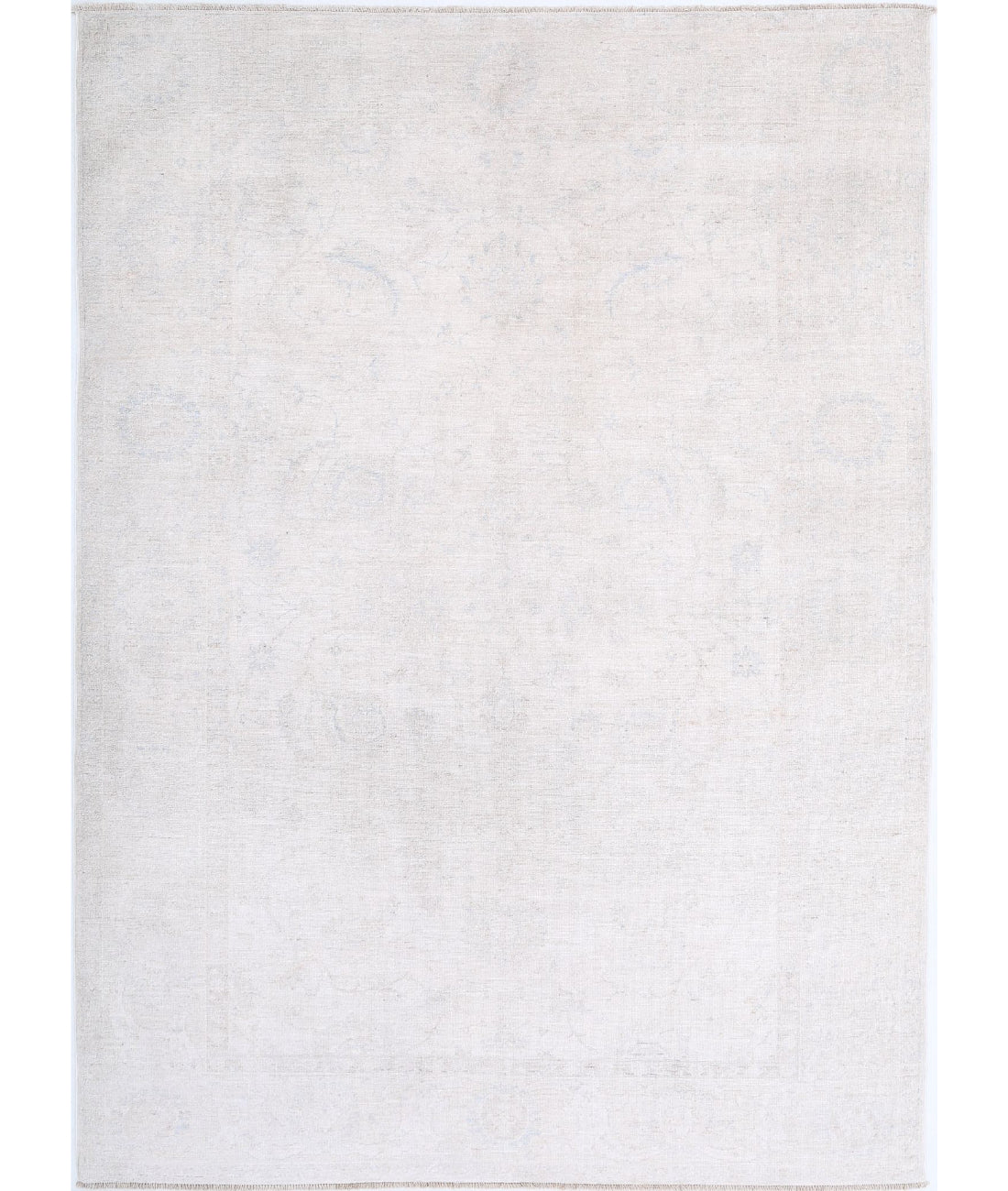 Serenity 5'7'' X 7'8'' Hand-Knotted Wool Rug 5'7'' x 7'8'' (168 X 230) / Ivory / Ivory