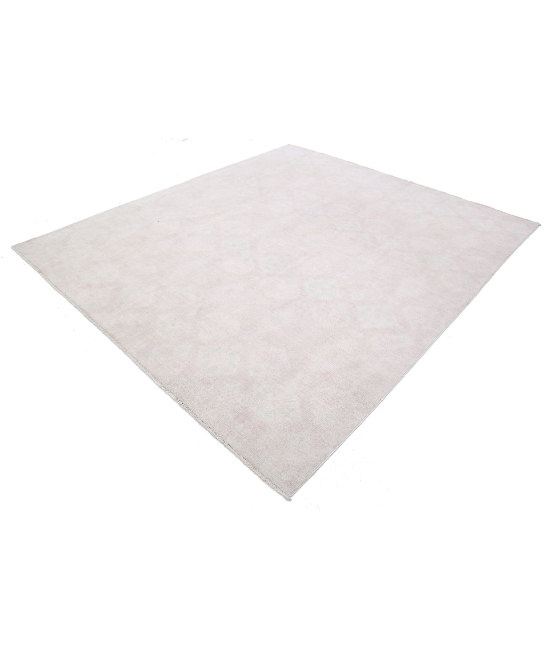 Serenity 8'0'' X 9'1'' Hand-Knotted Wool Rug 8'0'' x 9'1'' (240 X 273) / Ivory / Pink