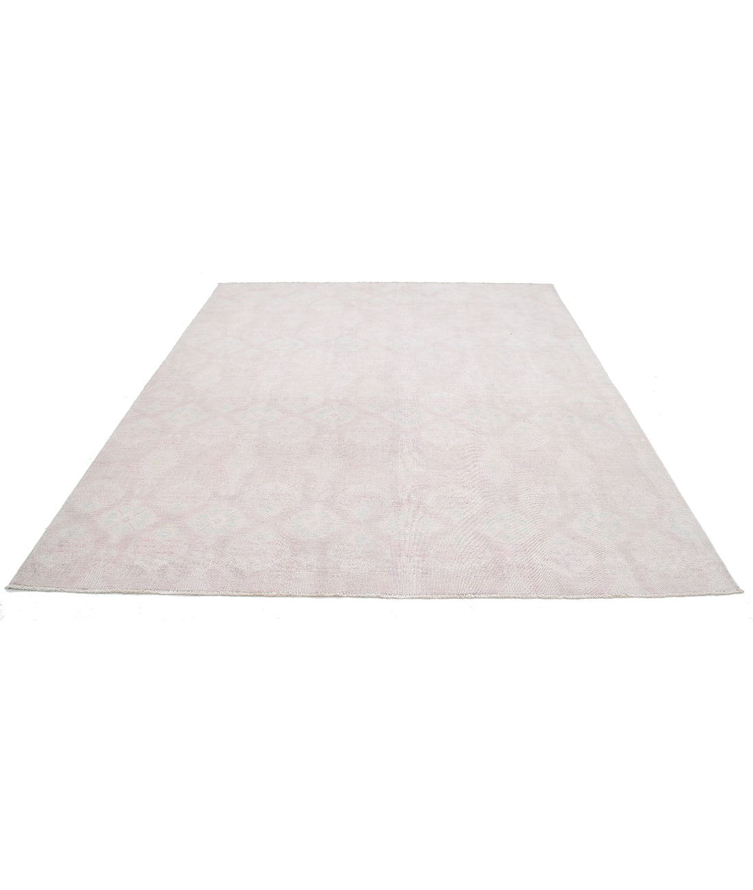 Serenity 8'0'' X 9'1'' Hand-Knotted Wool Rug 8'0'' x 9'1'' (240 X 273) / Ivory / Pink