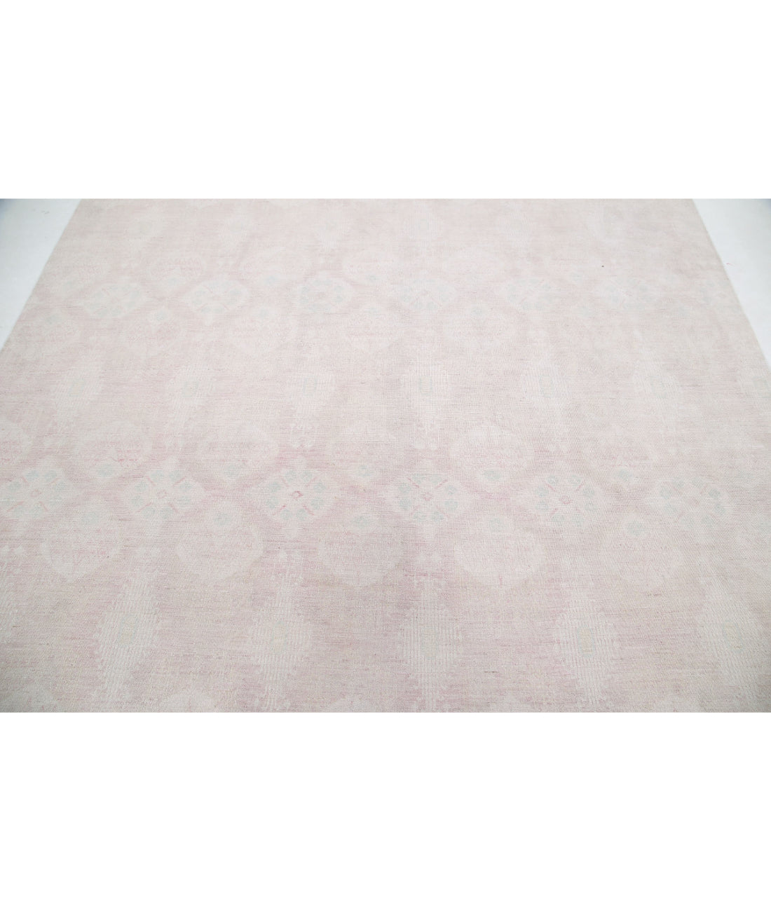 Serenity 8'0'' X 9'1'' Hand-Knotted Wool Rug 8'0'' x 9'1'' (240 X 273) / Ivory / Pink