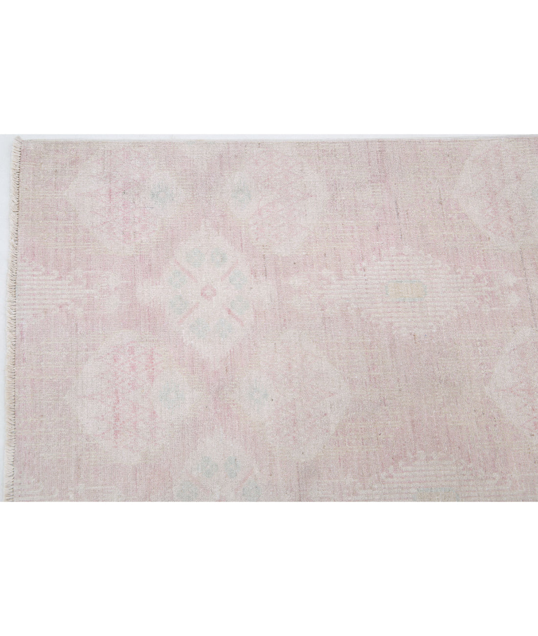 Serenity 8'0'' X 9'1'' Hand-Knotted Wool Rug 8'0'' x 9'1'' (240 X 273) / Ivory / Pink