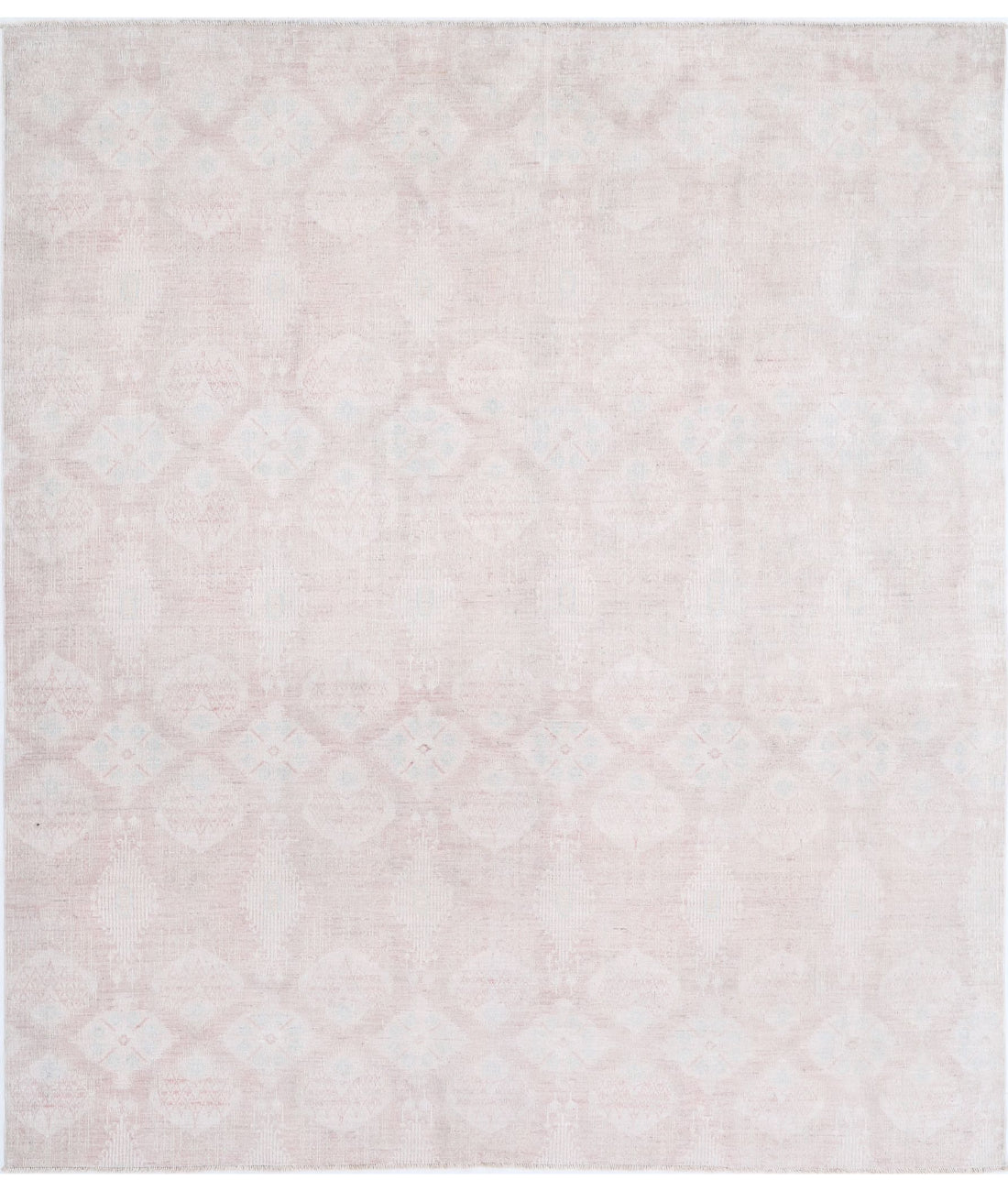 Serenity 8'0'' X 9'1'' Hand-Knotted Wool Rug 8'0'' x 9'1'' (240 X 273) / Ivory / Pink