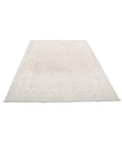 Serenity 5'7'' X 7'8'' Hand-Knotted Wool Rug 5'7'' x 7'8'' (168 X 230) / Grey / Ivory