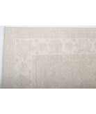 Serenity 5'7'' X 7'8'' Hand-Knotted Wool Rug 5'7'' x 7'8'' (168 X 230) / Grey / Ivory