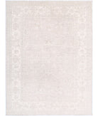 Serenity 5'7'' X 7'8'' Hand-Knotted Wool Rug 5'7'' x 7'8'' (168 X 230) / Grey / Ivory