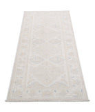 Serenity 2'5'' X 5'11'' Hand-Knotted Wool Rug 2'5'' x 5'11'' (73 X 178) / Ivory / Taupe