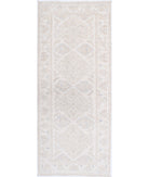 Serenity 2'5'' X 5'11'' Hand-Knotted Wool Rug 2'5'' x 5'11'' (73 X 178) / Ivory / Taupe