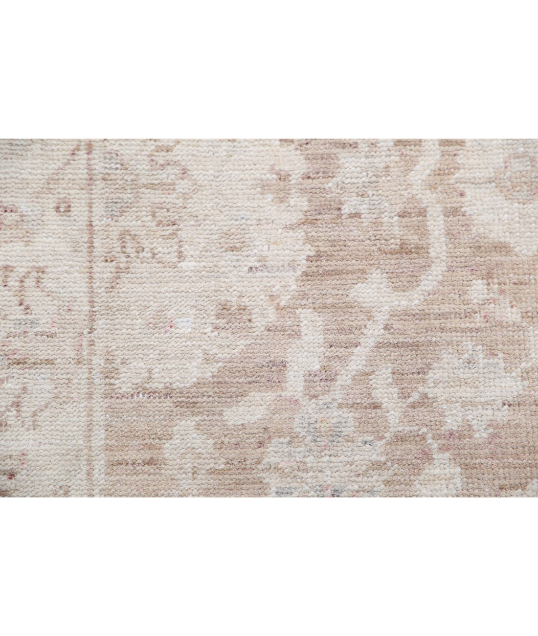 Serenity 2'7'' X 10'0'' Hand-Knotted Wool Rug 2'7'' x 10'0'' (78 X 300) / Brown / Ivory