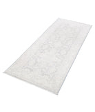 Serenity 2'6'' X 5'11'' Hand-Knotted Wool Rug 2'6'' x 5'11'' (75 X 178) / Grey / Ivory