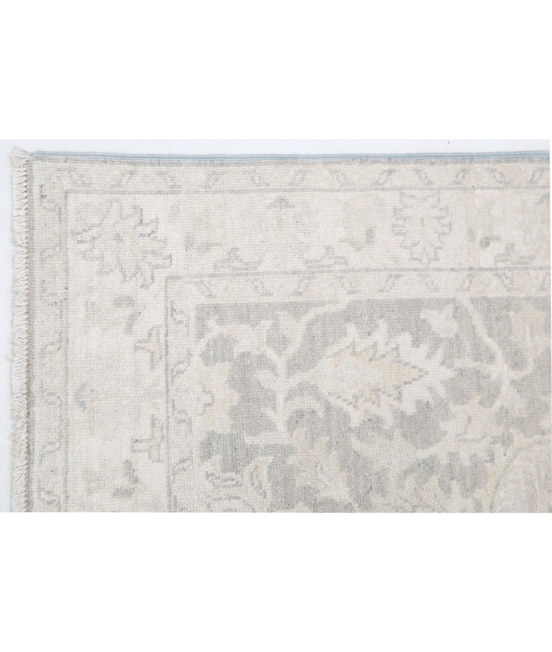 Serenity 2'6'' X 5'11'' Hand-Knotted Wool Rug 2'6'' x 5'11'' (75 X 178) / Grey / Ivory