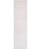 Serenity 2'5'' X 9'8'' Hand-Knotted Wool Rug 2'5'' x 9'8'' (73 X 290) / Ivory / Pink