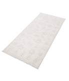 Serenity 2'7'' X 5'7'' Hand-Knotted Wool Rug 2'7'' x 5'7'' (78 X 168) / Ivory / Blue