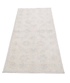 Serenity 2'7'' X 5'7'' Hand-Knotted Wool Rug 2'7'' x 5'7'' (78 X 168) / Ivory / Blue