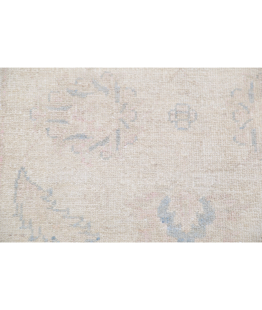 Serenity 2'7'' X 5'7'' Hand-Knotted Wool Rug 2'7'' x 5'7'' (78 X 168) / Ivory / Blue