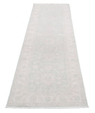 Serenity 2'8'' X 8'7'' Hand-Knotted Wool Rug 2'8'' x 8'7'' (80 X 258) / Green / Ivory