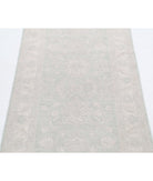 Serenity 2'8'' X 8'7'' Hand-Knotted Wool Rug 2'8'' x 8'7'' (80 X 258) / Green / Ivory