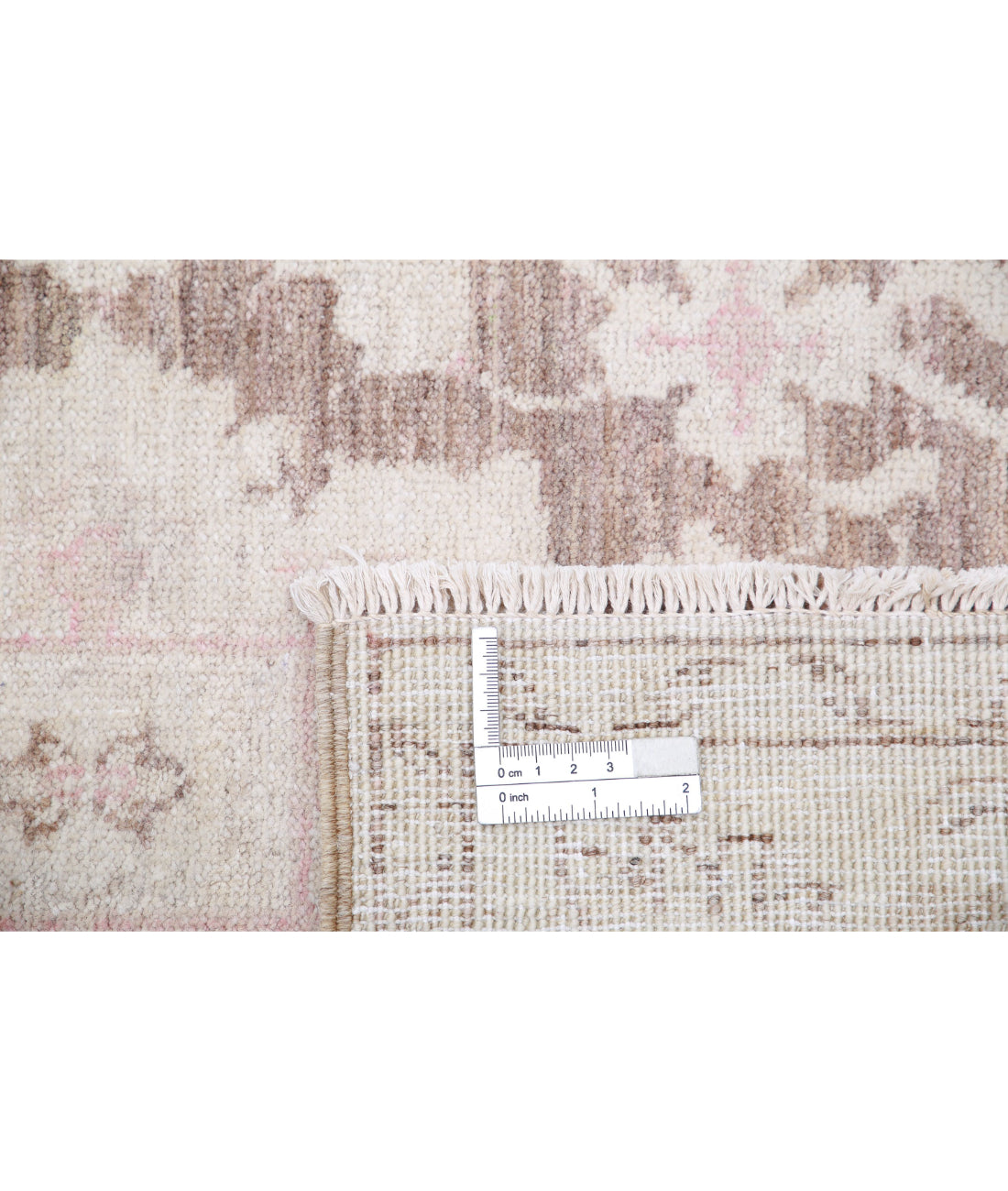 Serenity 2'7'' X 10'4'' Hand-Knotted Wool Rug 2'7'' x 10'4'' (78 X 310) / Brown / Ivory