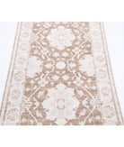 Serenity 2'4'' X 7'10'' Hand-Knotted Wool Rug 2'4'' x 7'10'' (70 X 235) / Brown / Ivory