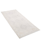 Serenity 2'9'' X 6'4'' Hand-Knotted Wool Rug 2'9'' x 6'4'' (83 X 190) / Grey / Ivory