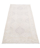 Serenity 2'9'' X 6'4'' Hand-Knotted Wool Rug 2'9'' x 6'4'' (83 X 190) / Grey / Ivory