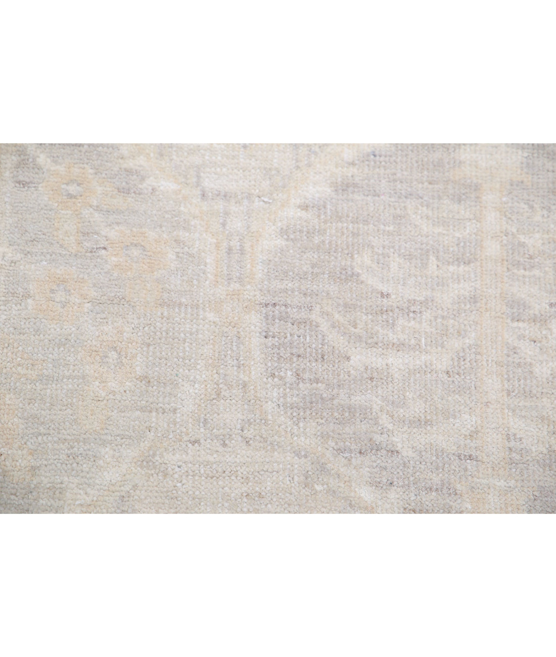 Serenity 2'9'' X 6'4'' Hand-Knotted Wool Rug 2'9'' x 6'4'' (83 X 190) / Grey / Ivory