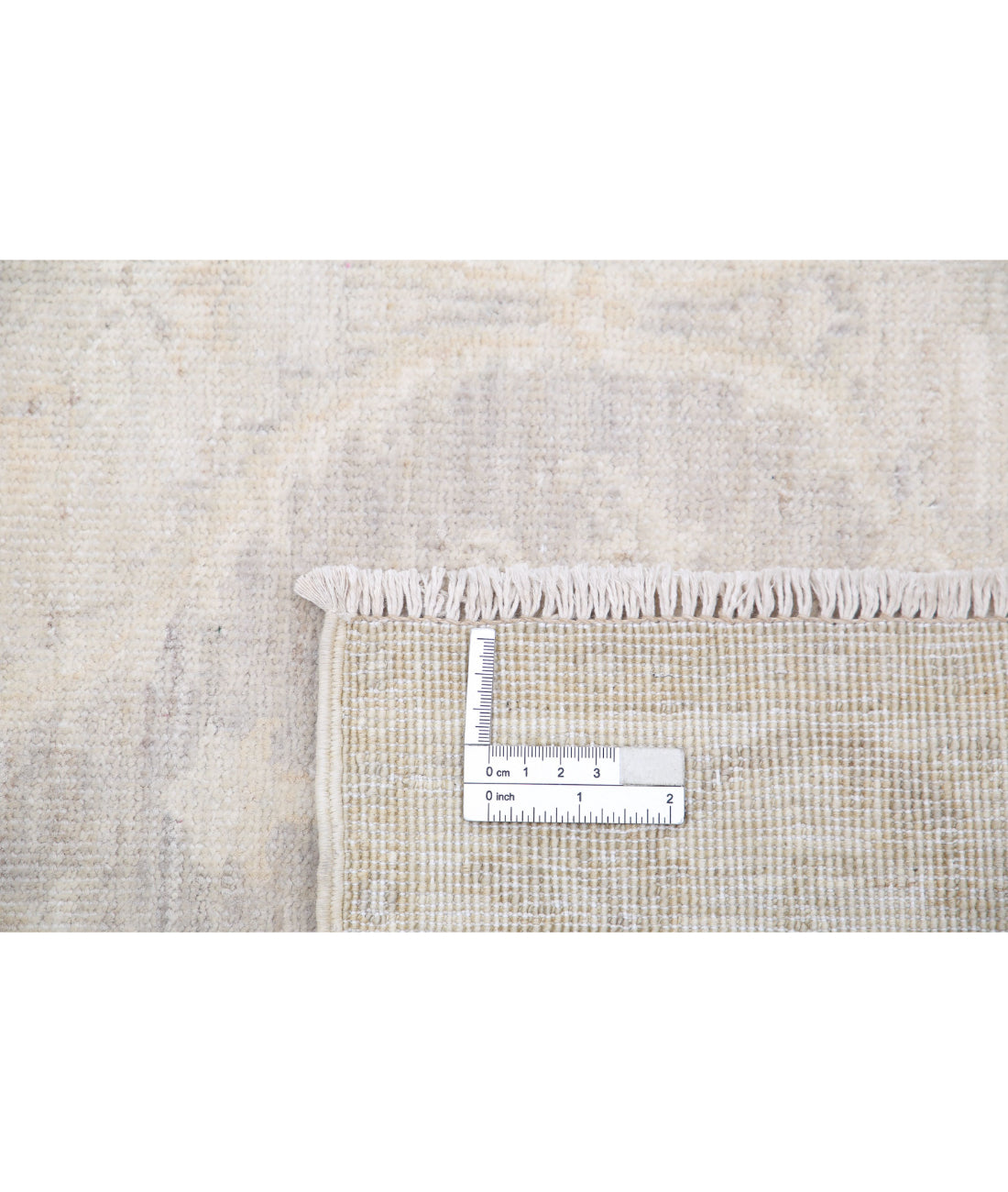 Serenity 2'9'' X 6'4'' Hand-Knotted Wool Rug 2'9'' x 6'4'' (83 X 190) / Grey / Ivory