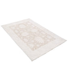 Serenity 3'10'' X 5'10'' Hand-Knotted Wool Rug 3'10'' x 5'10'' (115 X 175) / Brown / Ivory